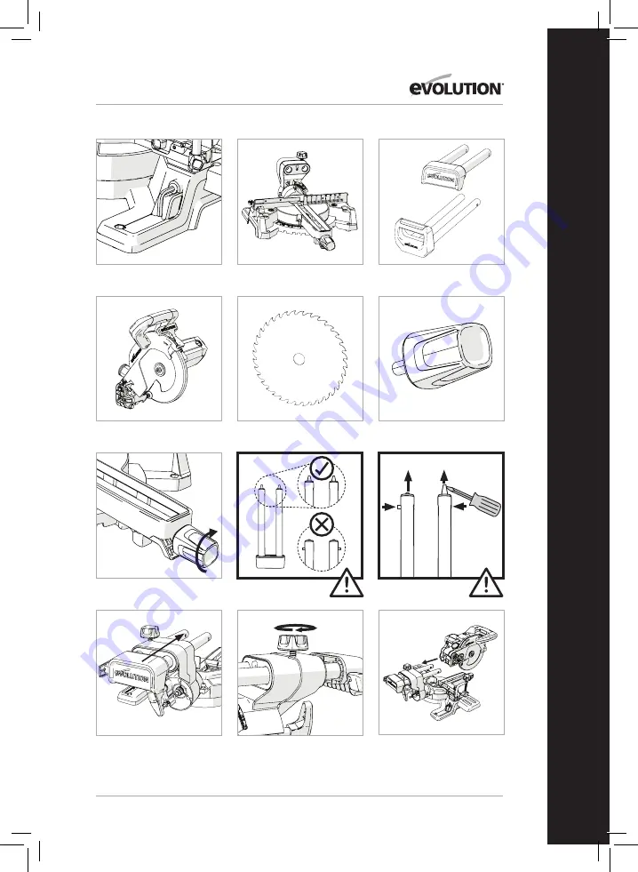 Evolution R185 SMS Original Instructions Manual Download Page 117