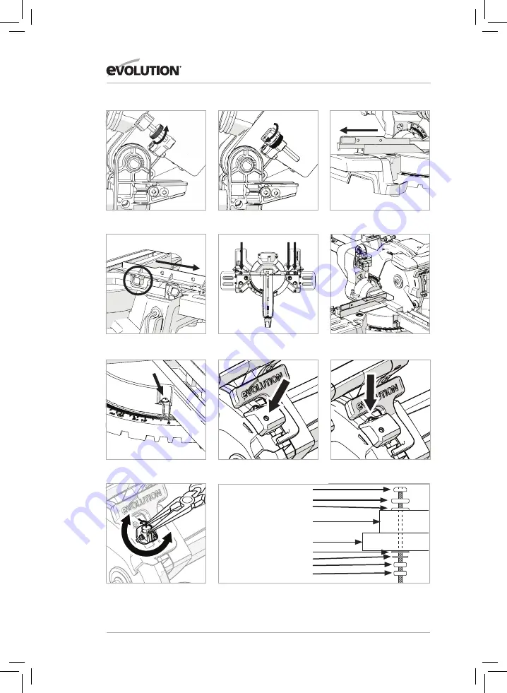 Evolution R185 SMS Original Instructions Manual Download Page 154