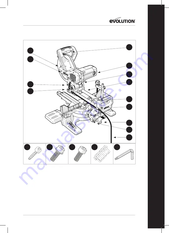 Evolution R255SMS-DB Original Instructions Manual Download Page 53