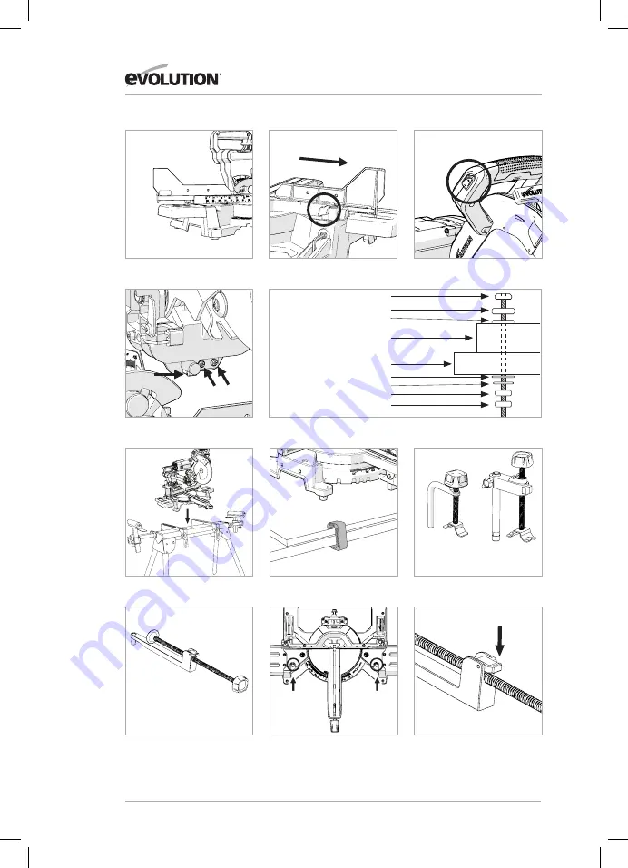 Evolution R255SMS-DB Original Instructions Manual Download Page 58