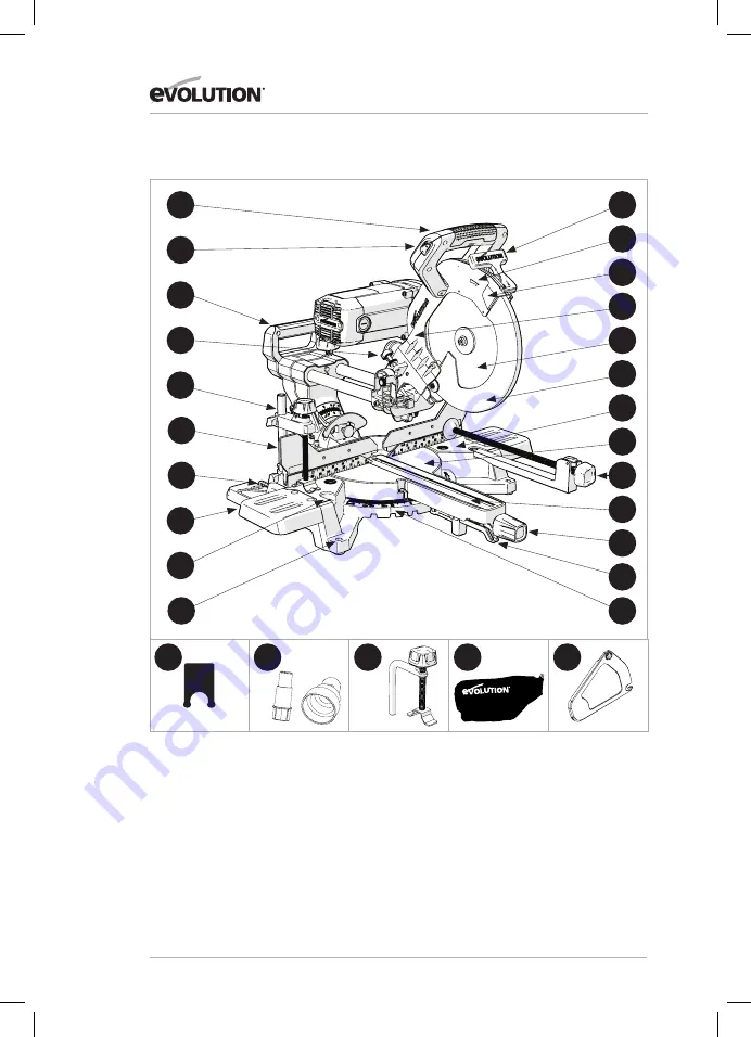 Evolution R255SMS-DB Original Instructions Manual Download Page 210