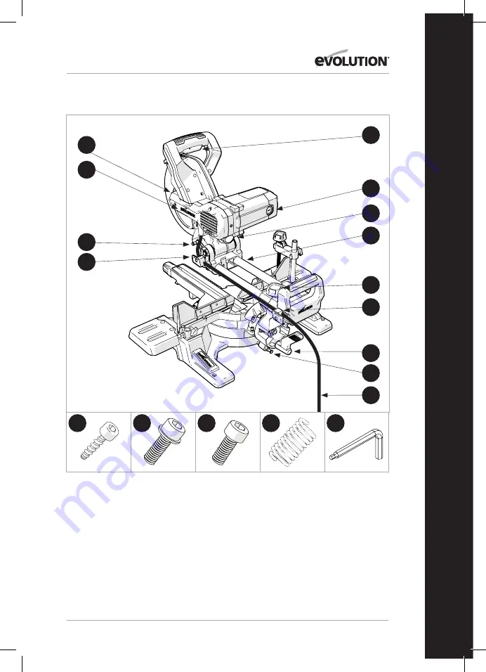 Evolution R255SMS-DB Original Instructions Manual Download Page 211