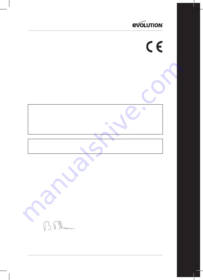 Evolution S355 MCS Original Instructions Manual Download Page 39