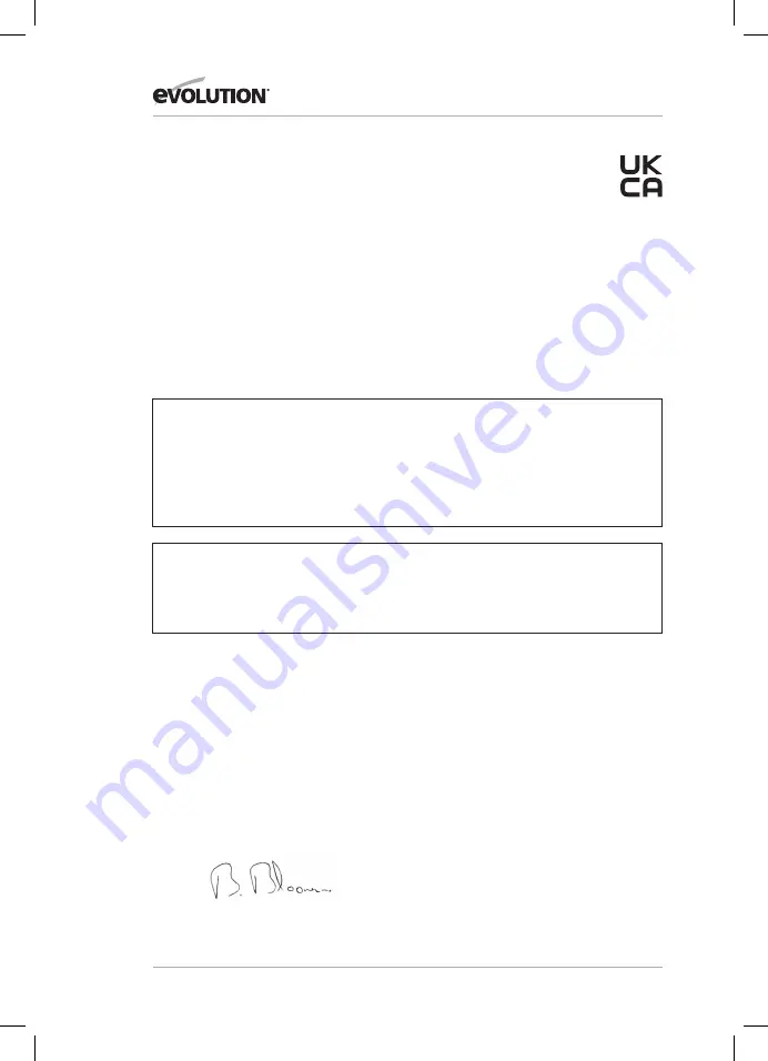 Evolution S355 MCS Original Instructions Manual Download Page 40