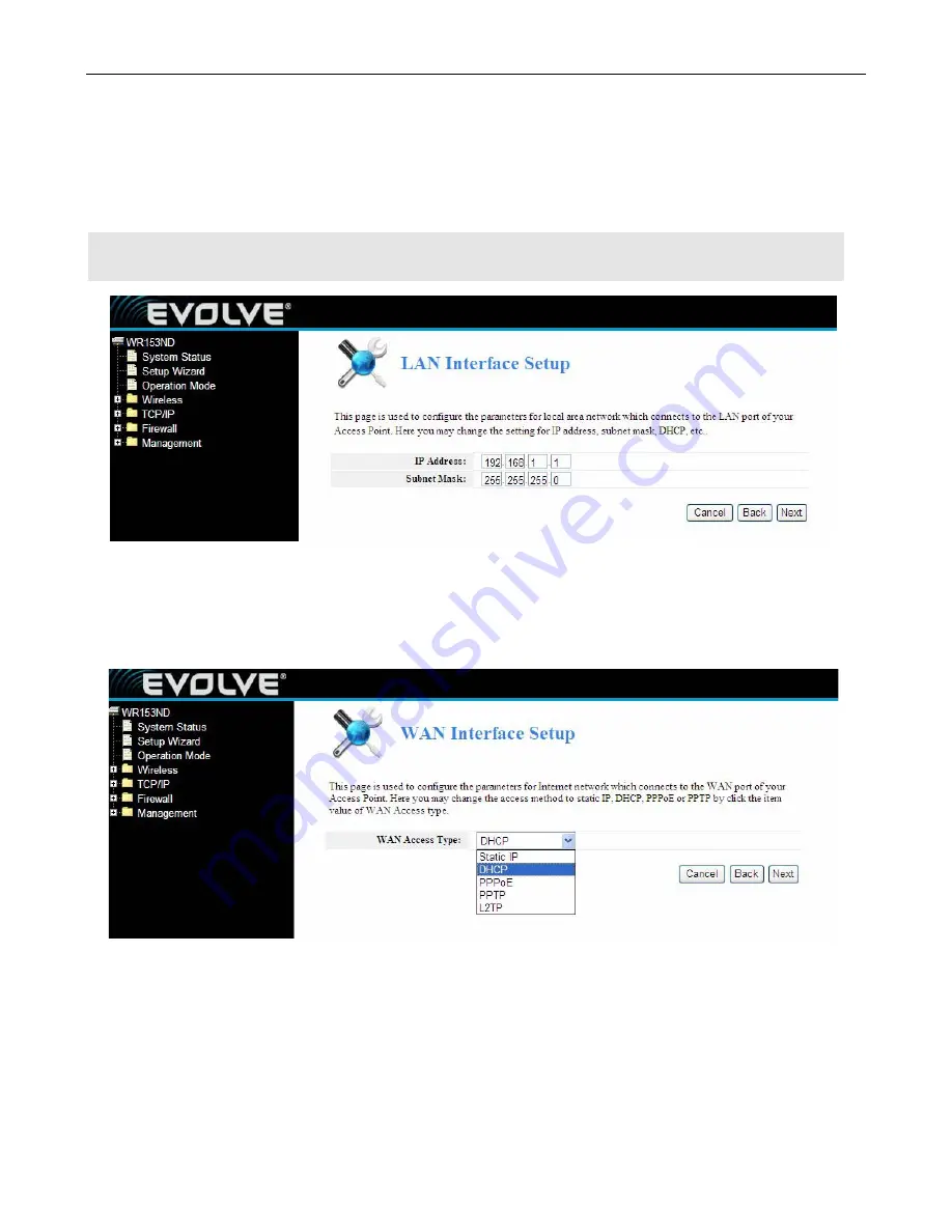 Evolve WR153ND User Manual Download Page 12