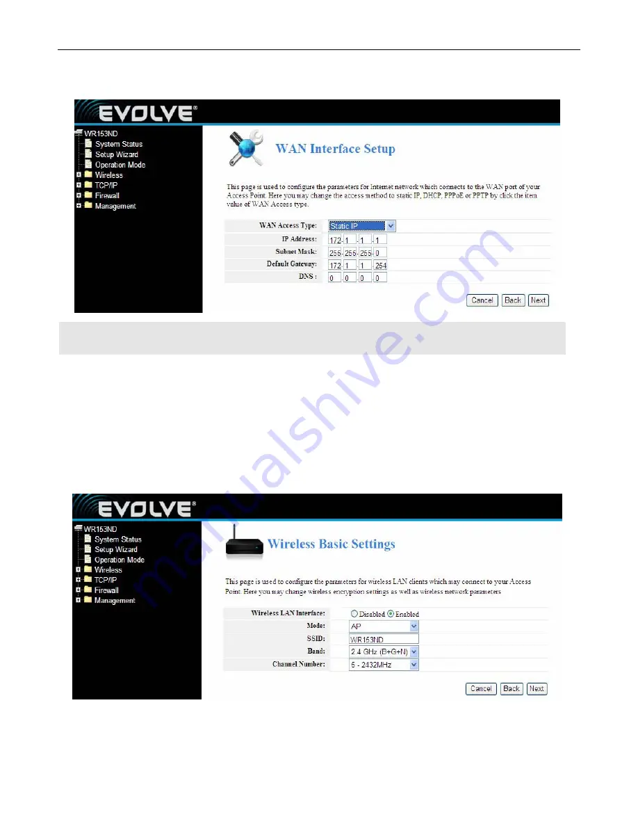 Evolve WR153ND User Manual Download Page 14