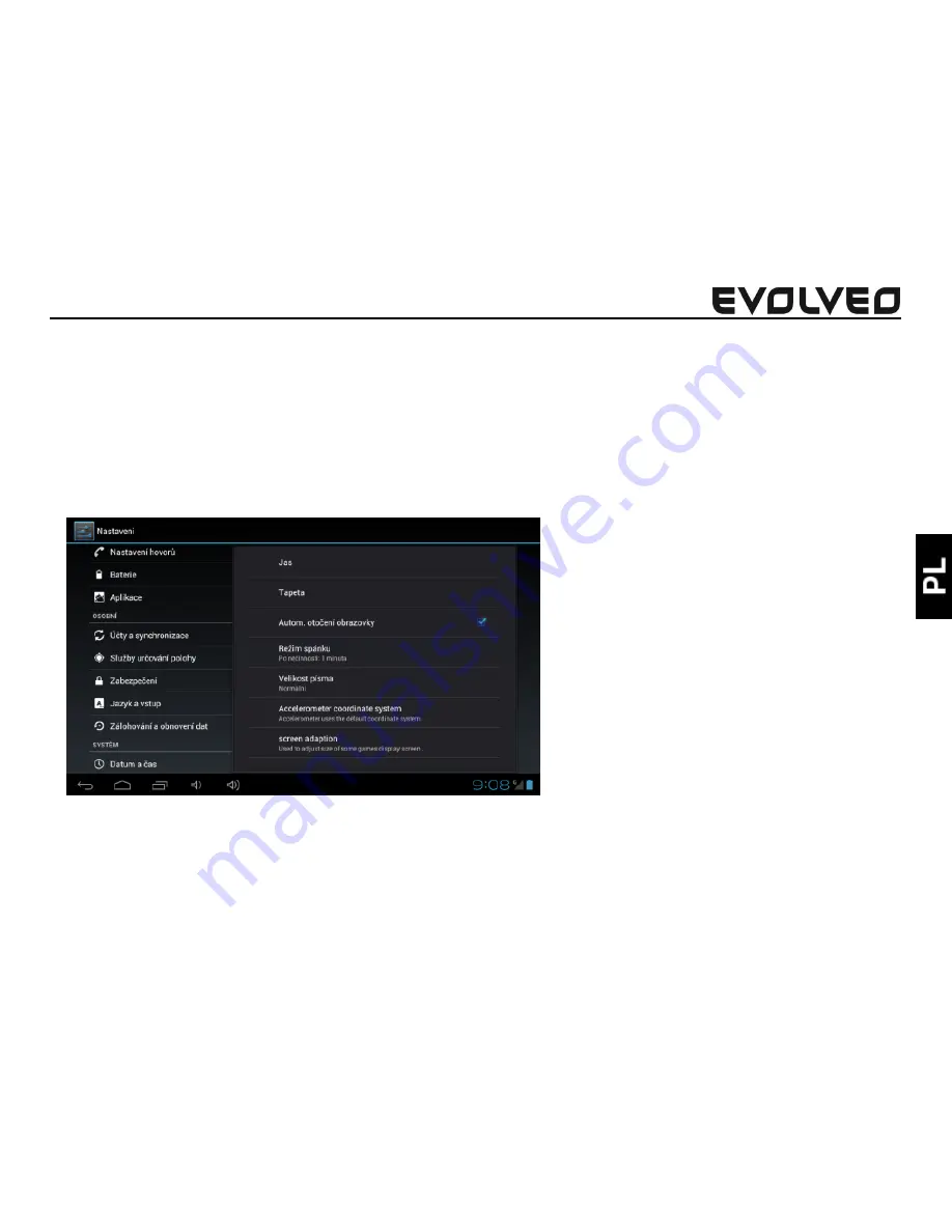 Evolveo vision XD7 User Manual Download Page 38