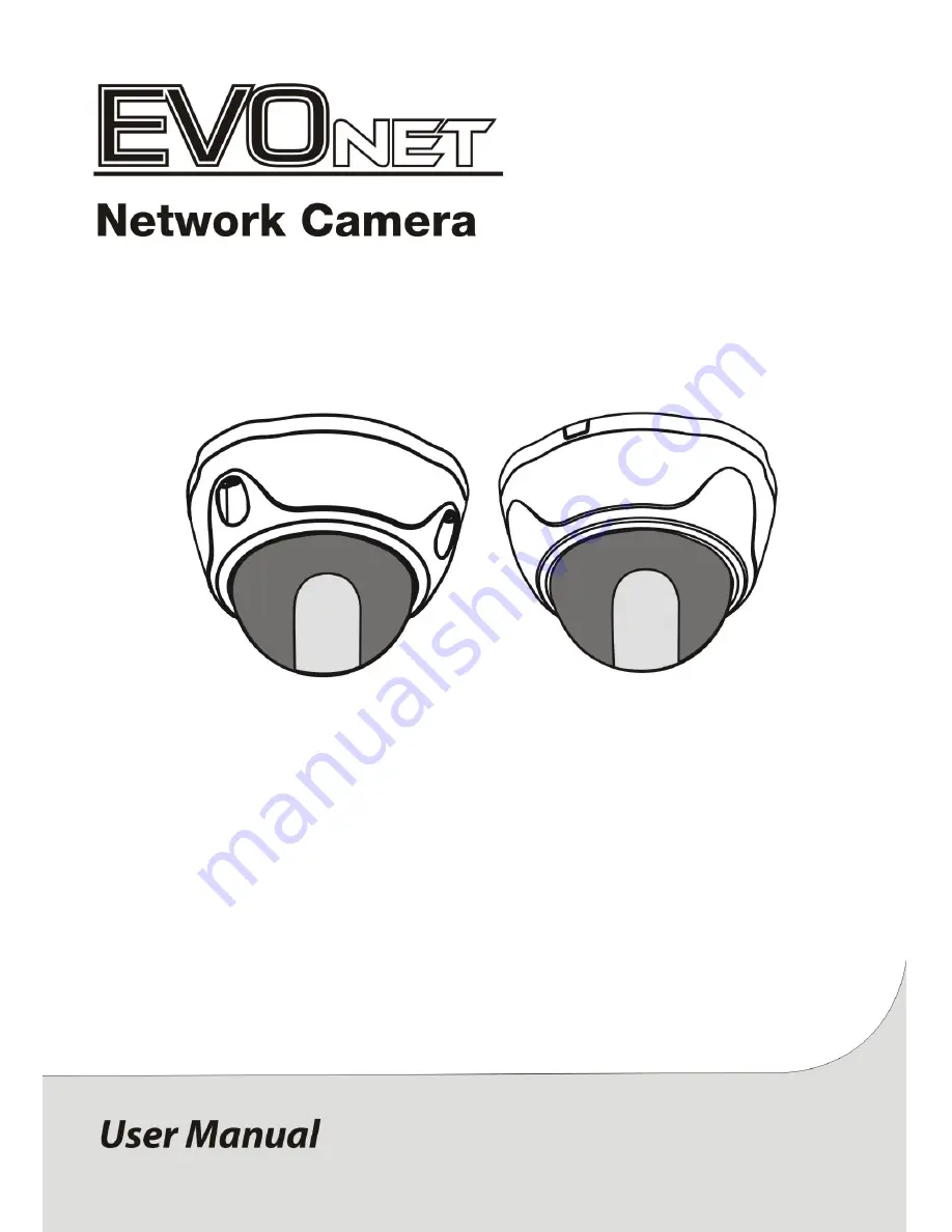 EVOnet network camera User Manual Download Page 1