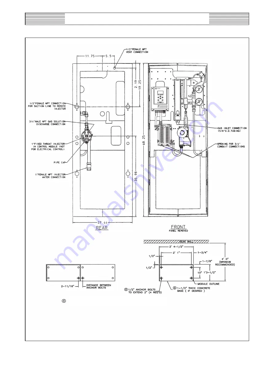 Evoqua Wallace & Tiernan V-2000 Series Скачать руководство пользователя страница 23