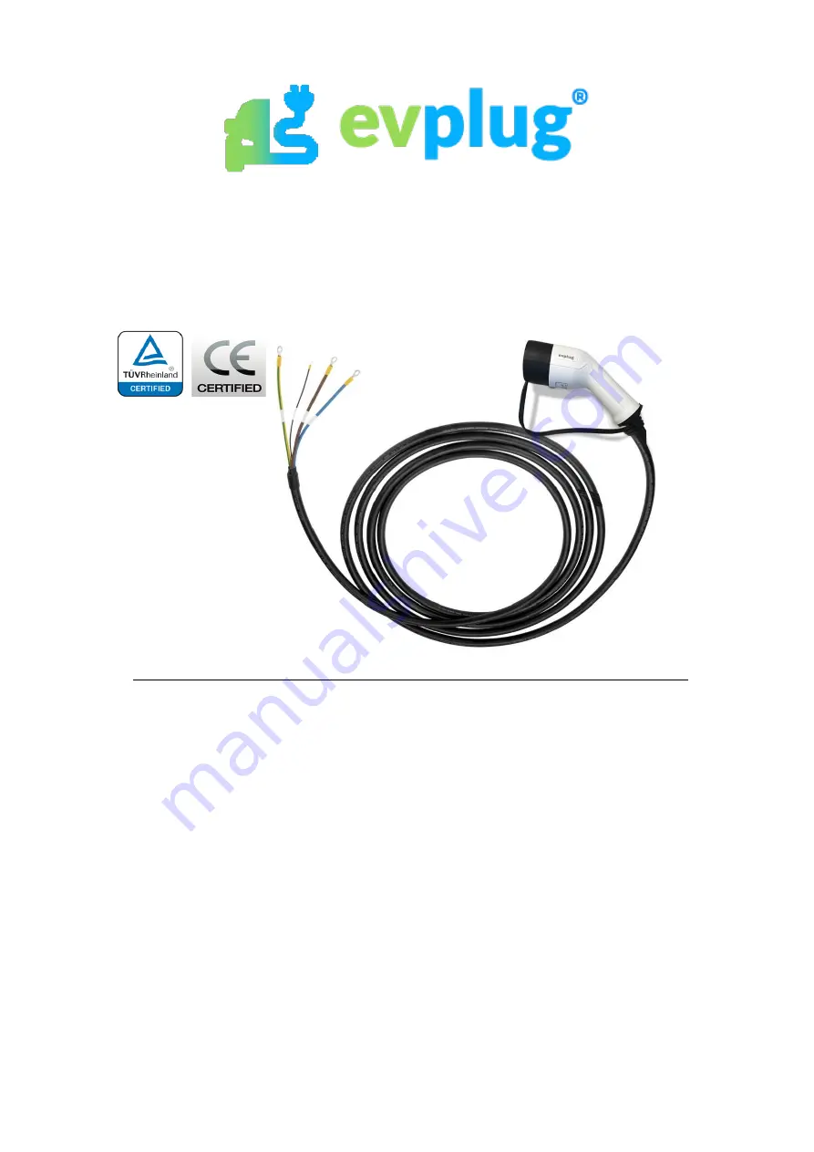 evplug EV20021 Quick Start Manual Download Page 1