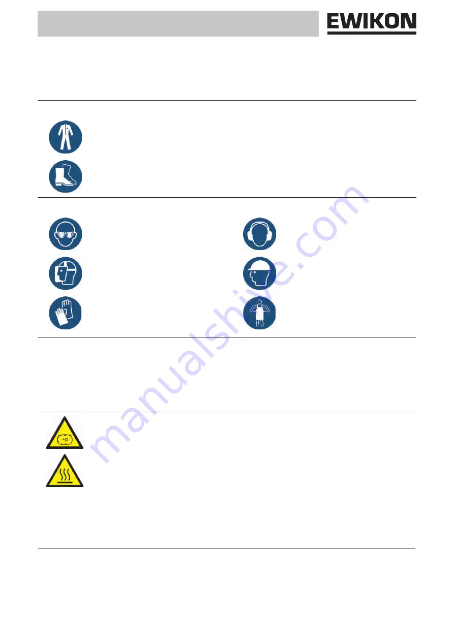 EWIKON HPS III Operating Manual Download Page 12