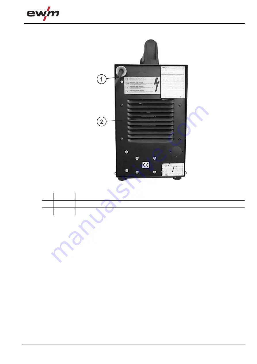 EWM inverter STICK 350 CEL KLR Operating Instructions Manual Download Page 15