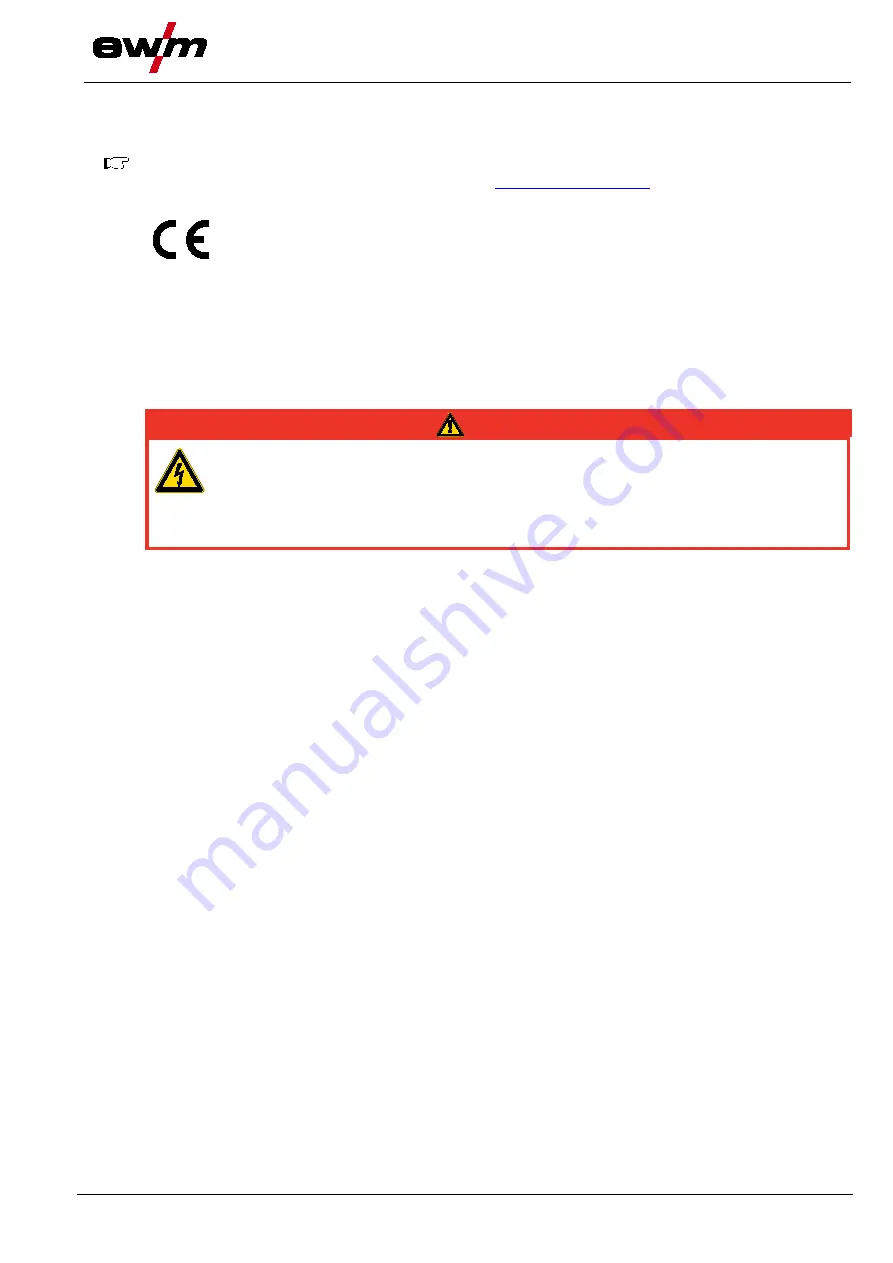 EWM MTR500W PP Operating Instructions Manual Download Page 11