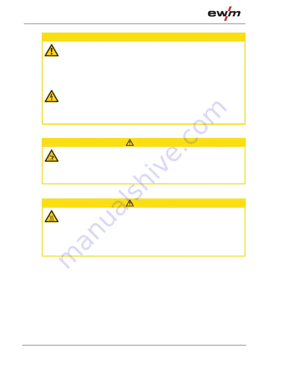 EWM Saturn 301 KGE M1.02 Operating Instructions Manual Download Page 34