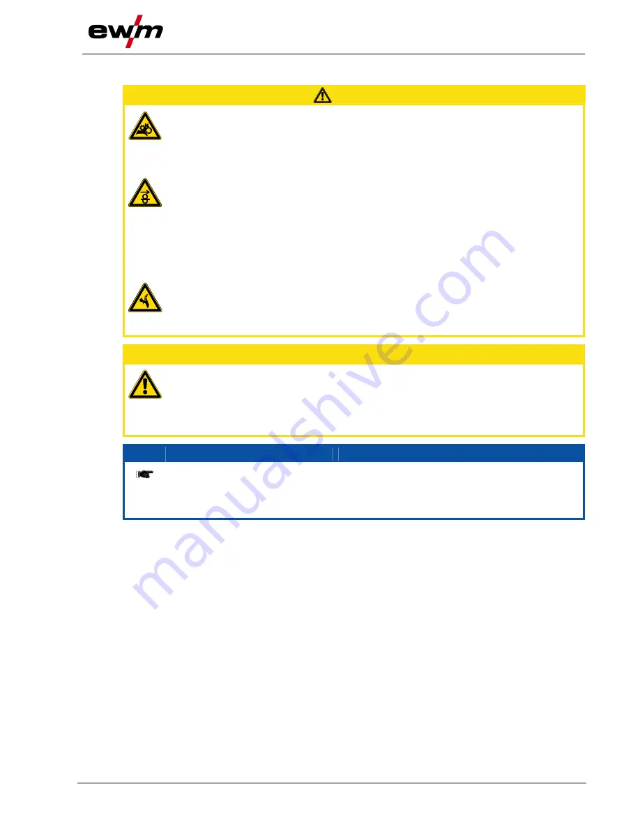 EWM Taurus 401 Synergic S MM FKW Operating Instructions Manual Download Page 43