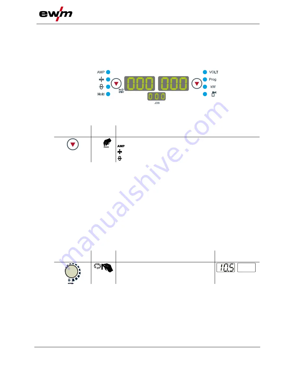 EWM Taurus 401 Synergic S MM FKW Operating Instructions Manual Download Page 49