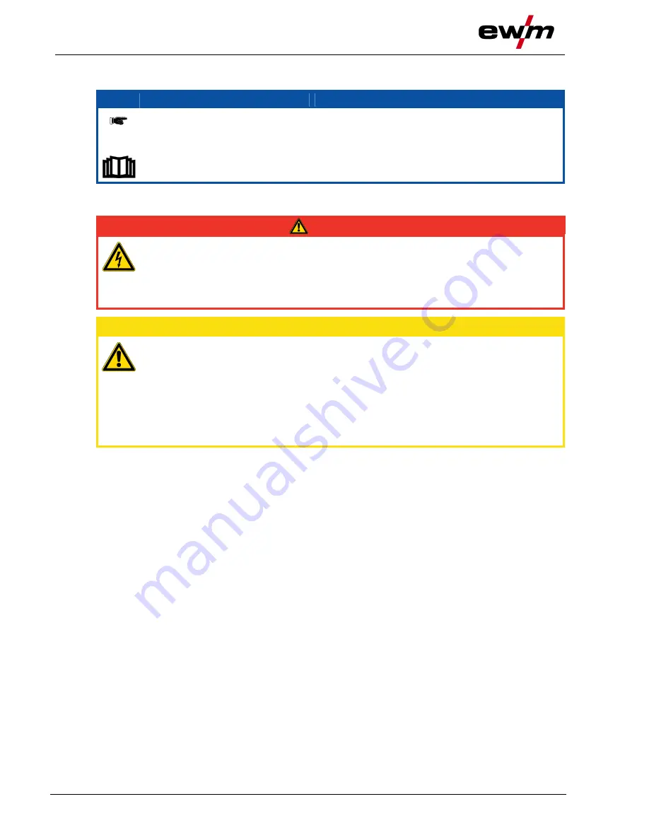 EWM Taurus 401 Synergic S MM FKW Operating Instructions Manual Download Page 84