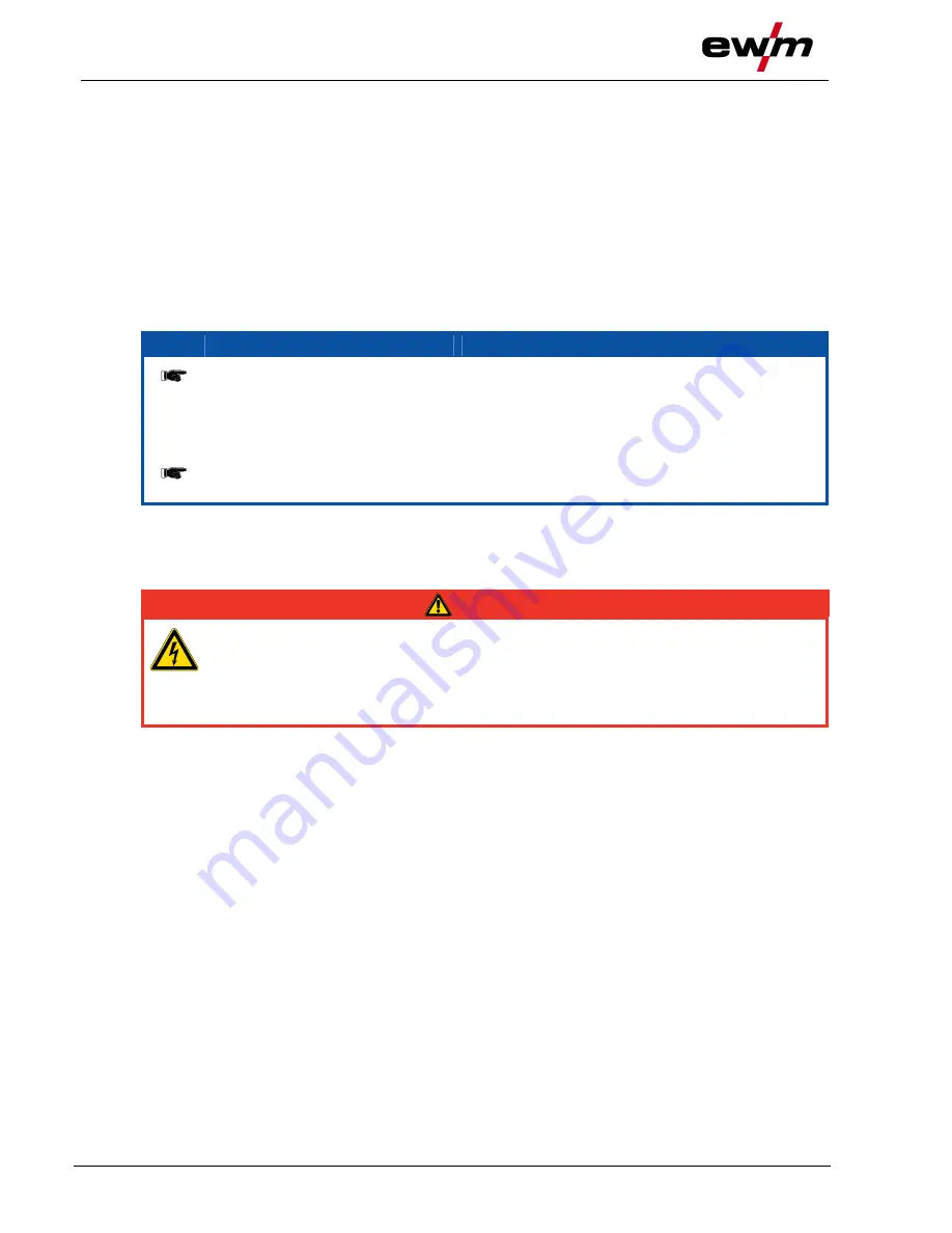 EWM Taurus 401 Synergic S MM FKW Operating Instructions Manual Download Page 104