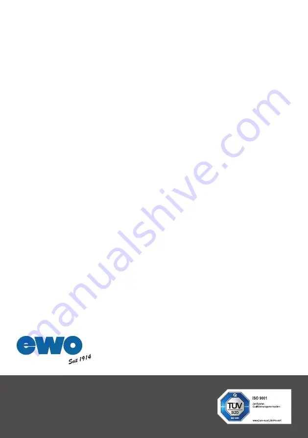 ewo 391.1 Series Operating Instructions Manual Download Page 8