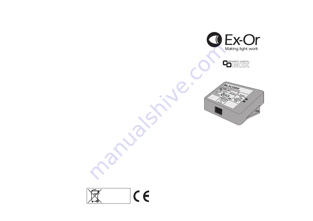 Ex-Or MLSCONNECT Скачать руководство пользователя страница 1