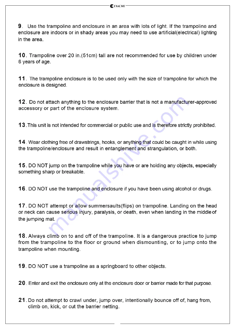 EXACME 6184-0710 Manual Download Page 4