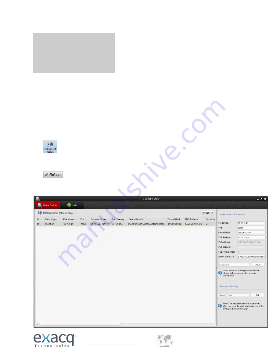 Exacq exacqVision E Series User Manual Download Page 12