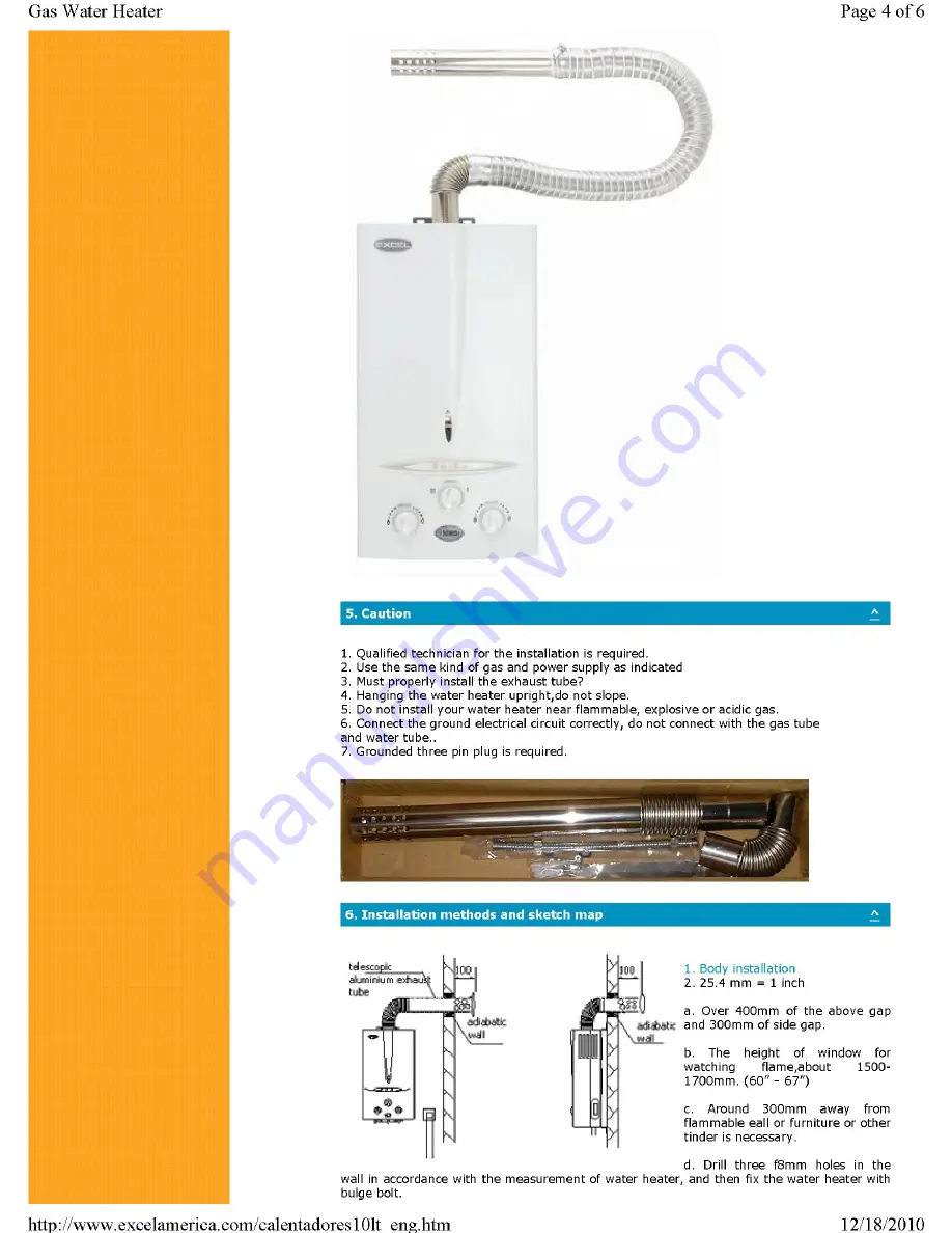 Excel JSQ20-20V Owner'S Manual Download Page 14