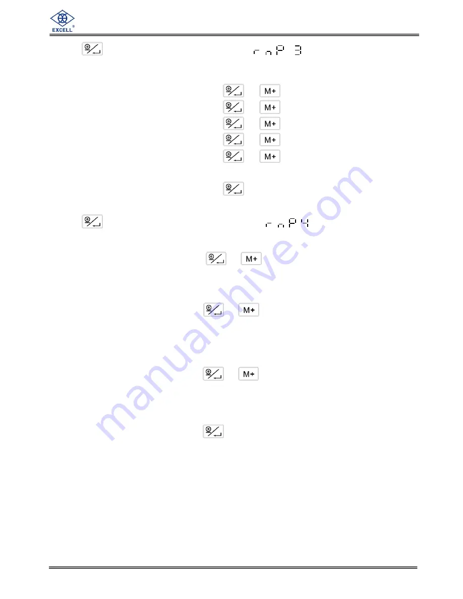 Excell GTW User Manual Download Page 20