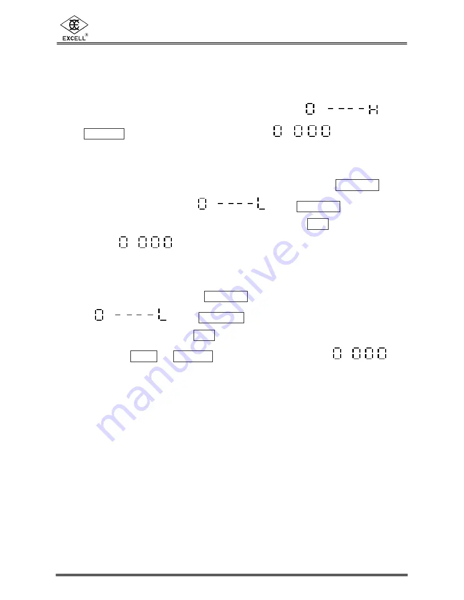 Excell Weighing Scale User Manual Download Page 7