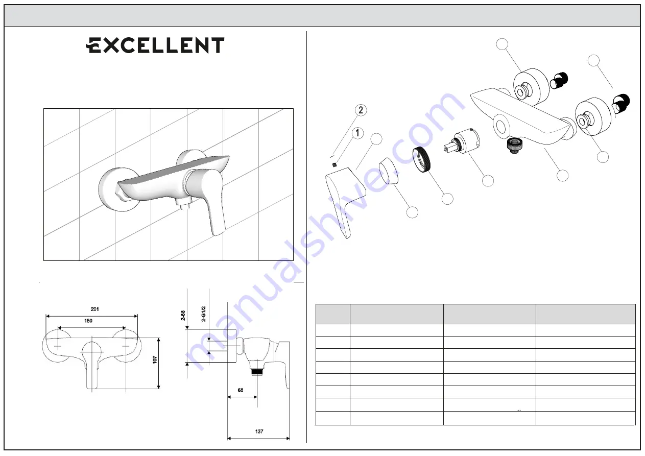 Excellent AREX.9008CR Installing Download Page 1