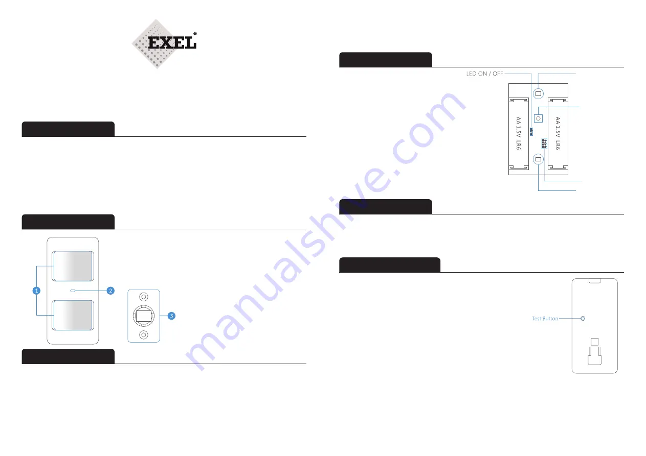 EXEL 35/8010 PIR-910 Operation Manual Download Page 3