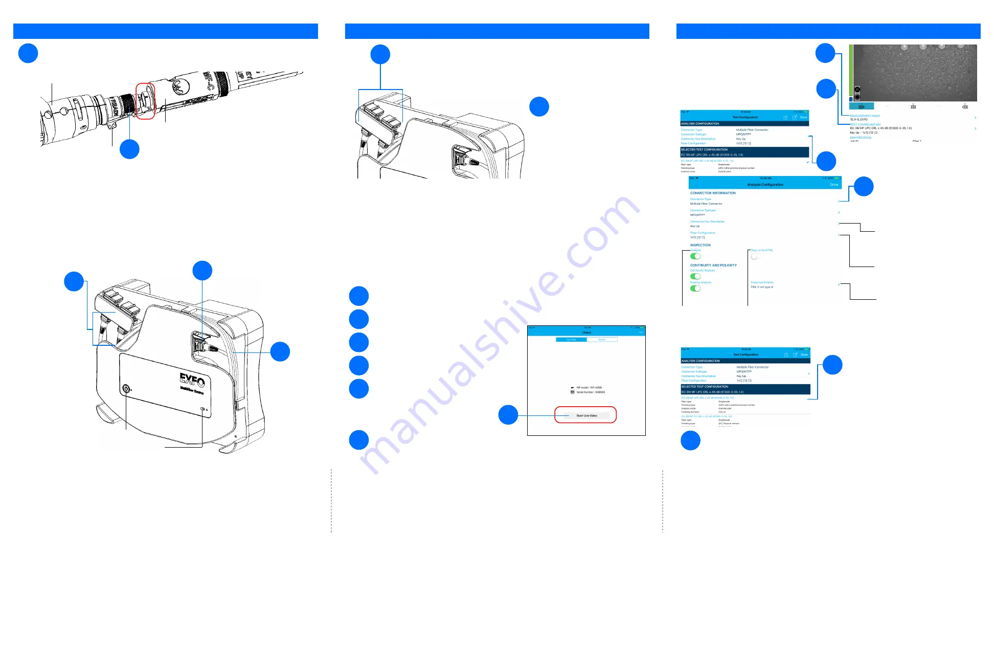 EXFO ConnectorMax MFS-12 Quick Reference Manual Download Page 2