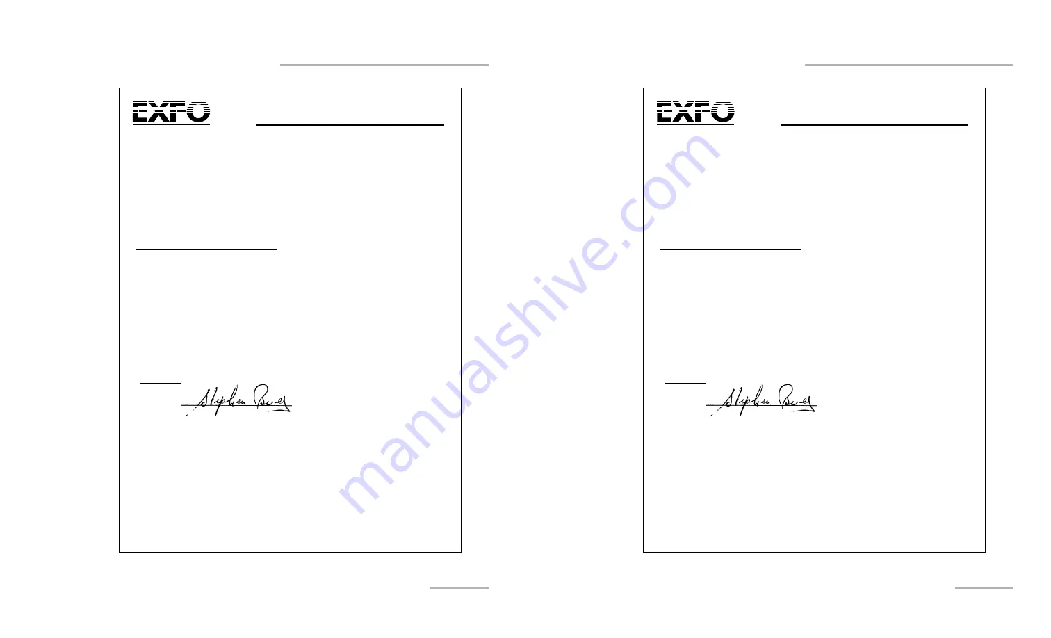 EXFO FLS-2300B User Manual Download Page 8