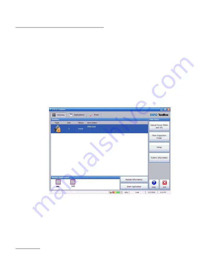 EXFO FTB-5600 User Manual Download Page 20