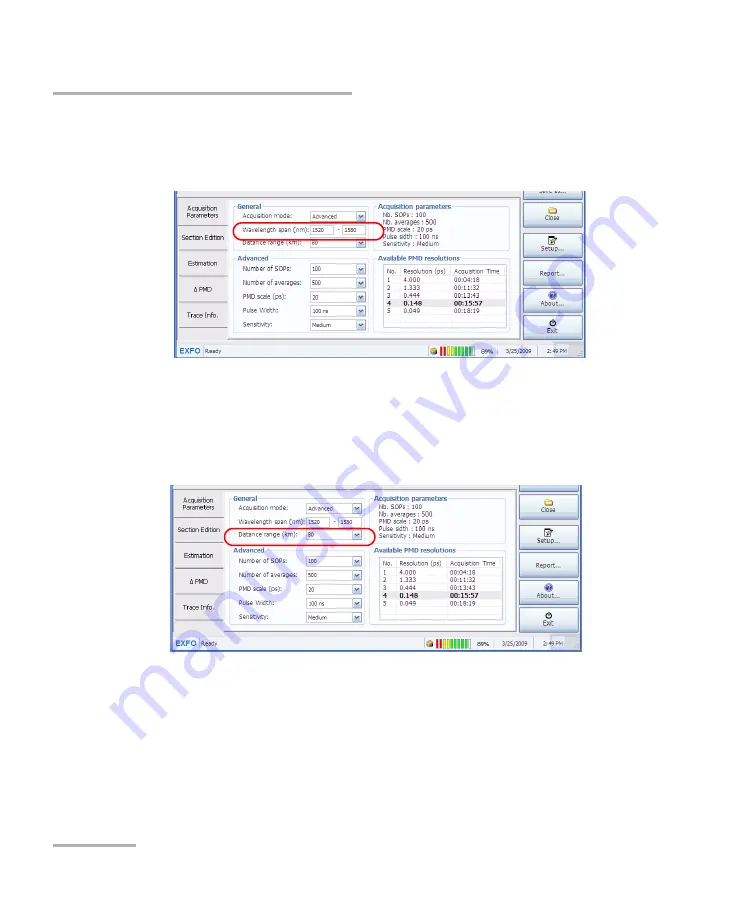 EXFO FTB-5600 User Manual Download Page 50