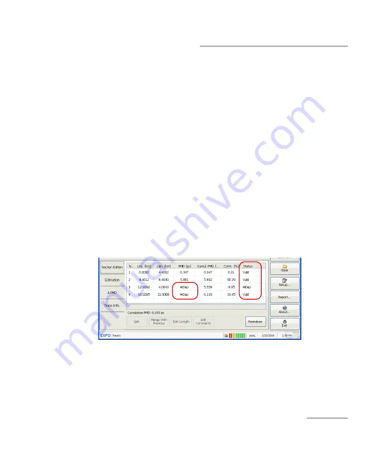 EXFO FTB-5600 User Manual Download Page 71