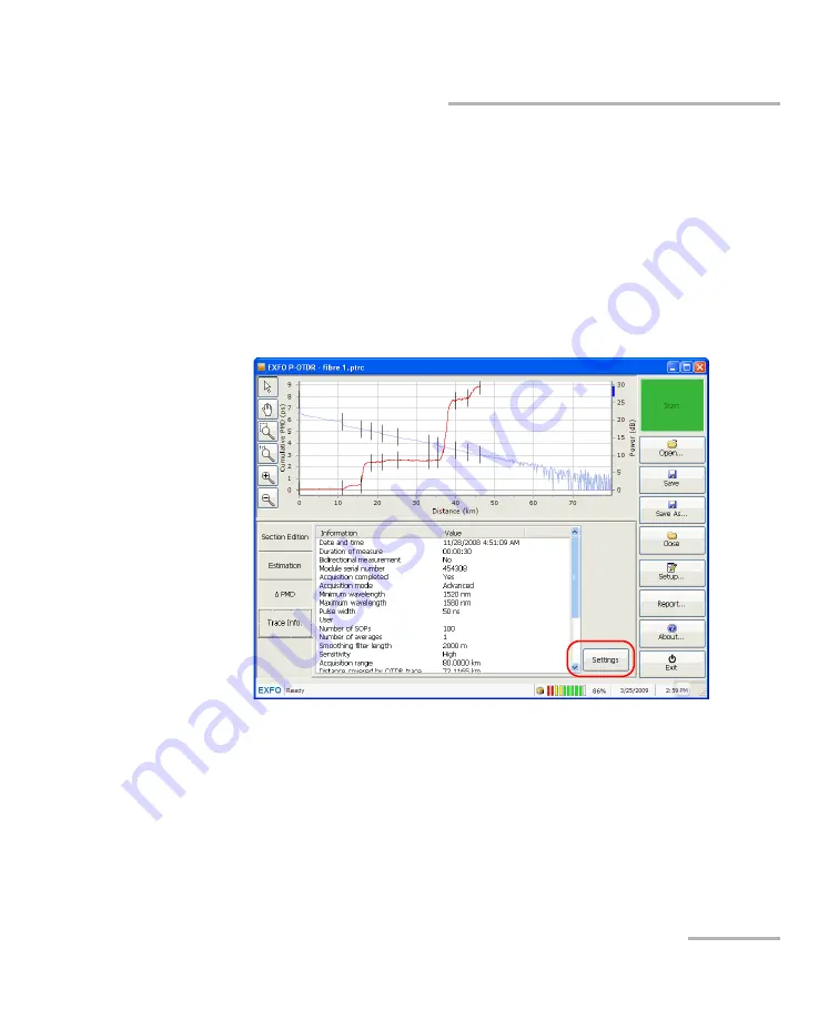 EXFO FTB-5600 User Manual Download Page 95