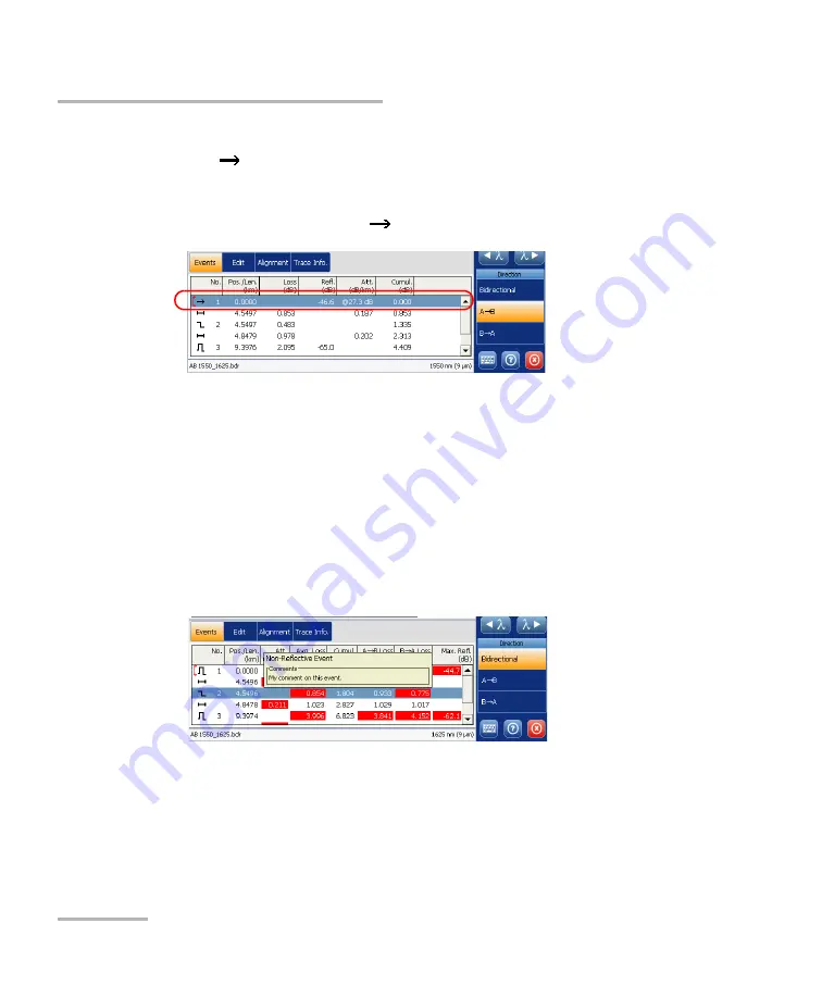 EXFO FTV-700 series User Manual Download Page 250