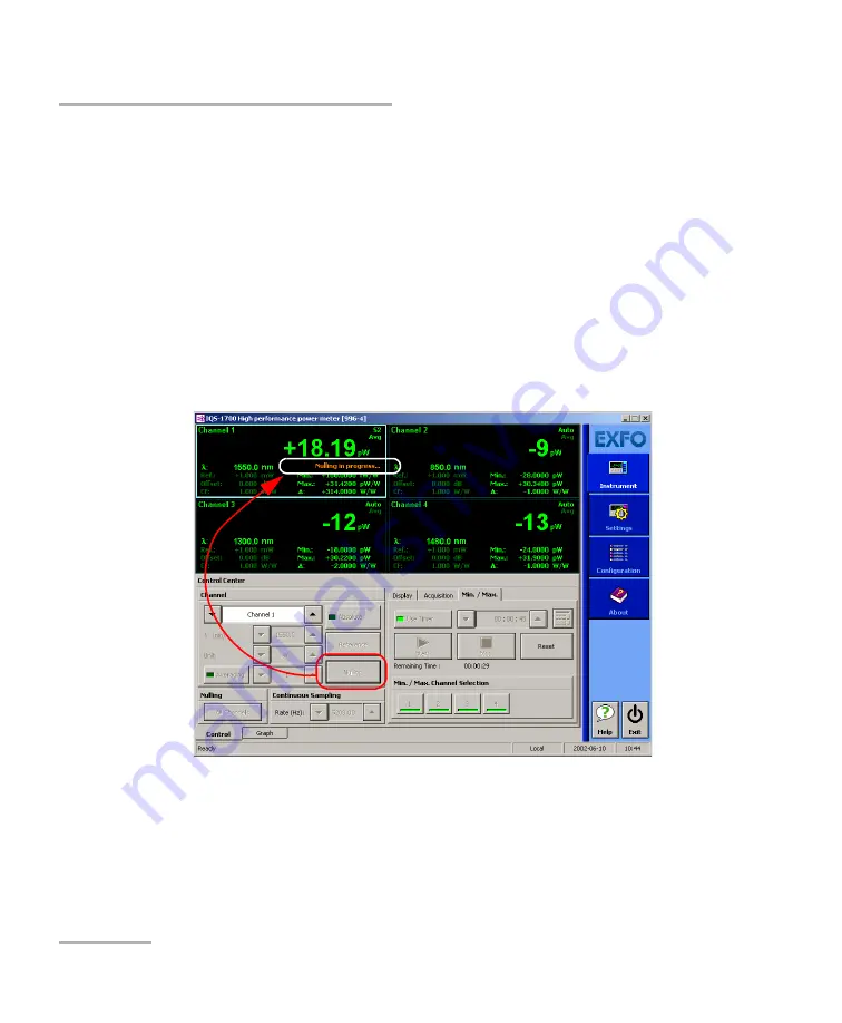 EXFO IQS-1700 User Manual Download Page 48