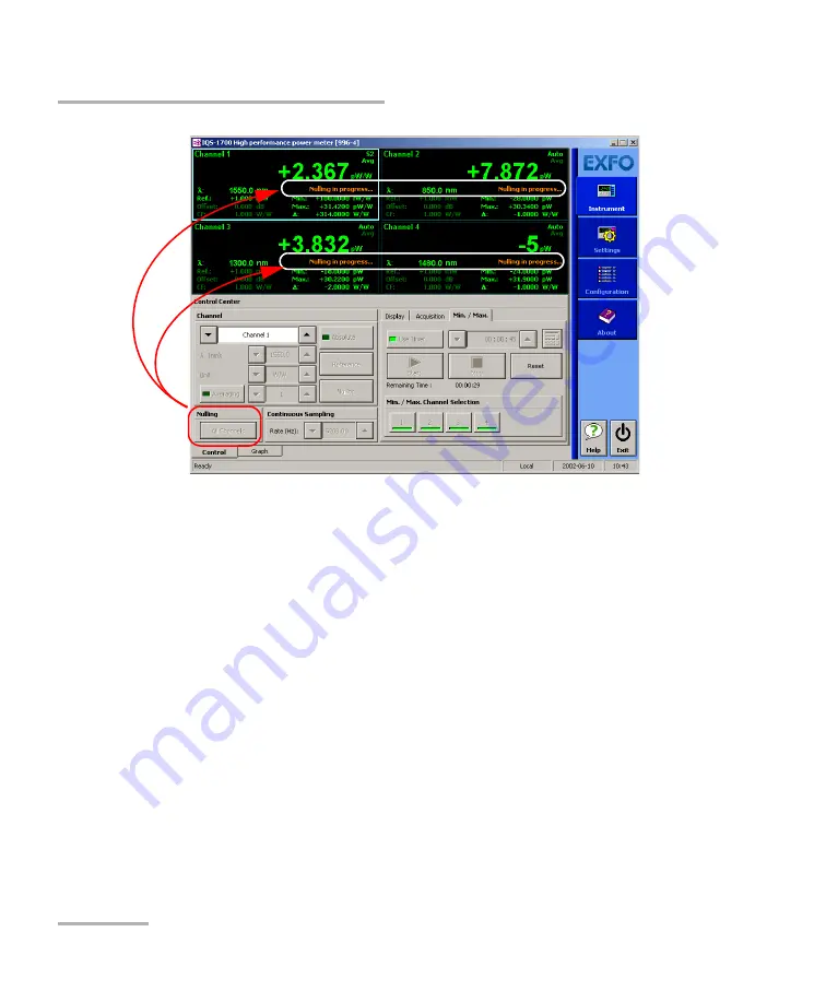 EXFO IQS-1700 User Manual Download Page 50