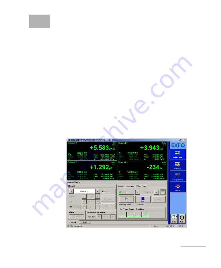 EXFO IQS-1700 Скачать руководство пользователя страница 61