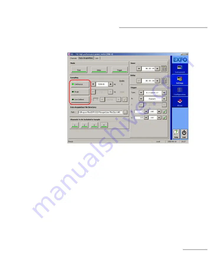 EXFO IQS-1700 User Manual Download Page 67