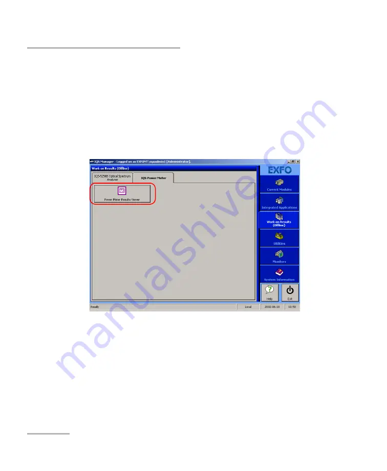 EXFO IQS-1700 User Manual Download Page 78