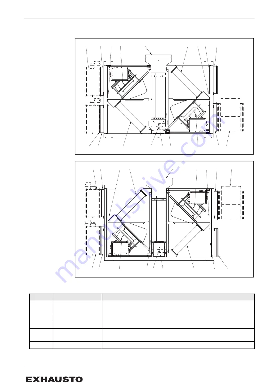 Exhausto VEX200 series Mechanical Installation Instructions Download Page 10