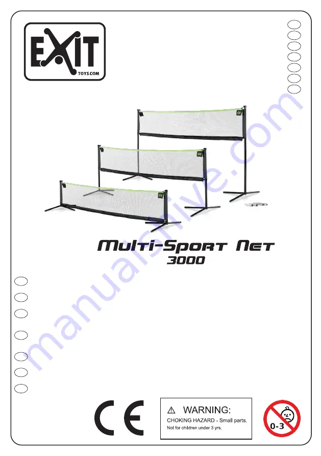 EXIT Toys Multi-Sport Net 3000 Скачать руководство пользователя страница 1