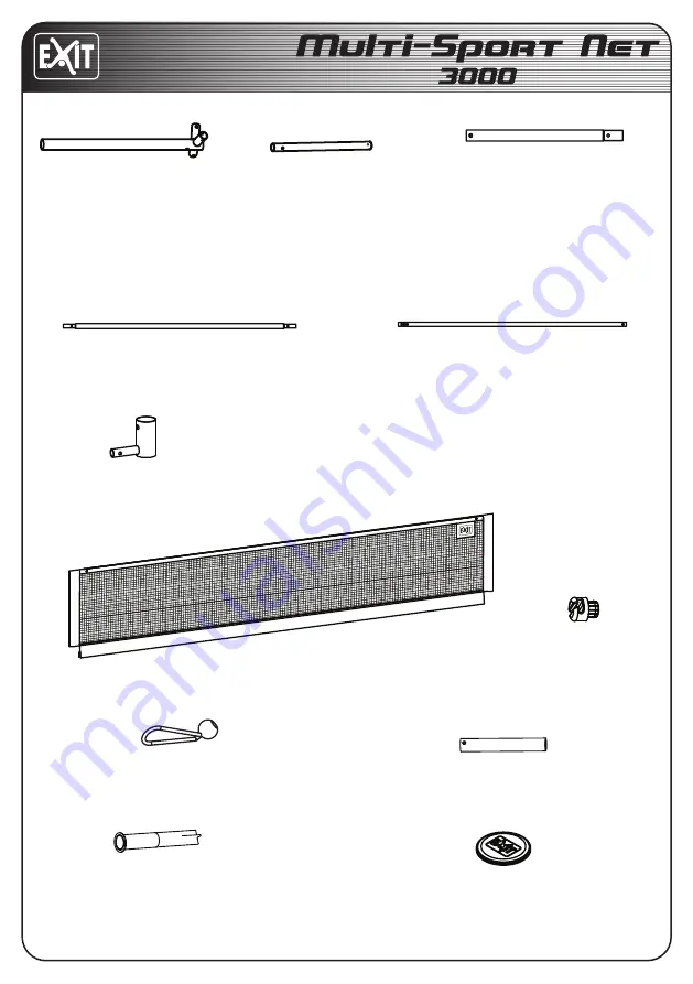 EXIT Toys Multi-Sport Net 3000 User Manual Download Page 3