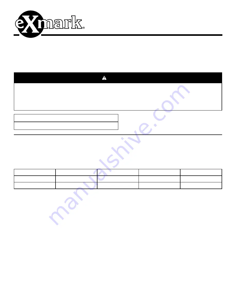 Exmark ULTRAVAC E Series Setup Instructions Download Page 1