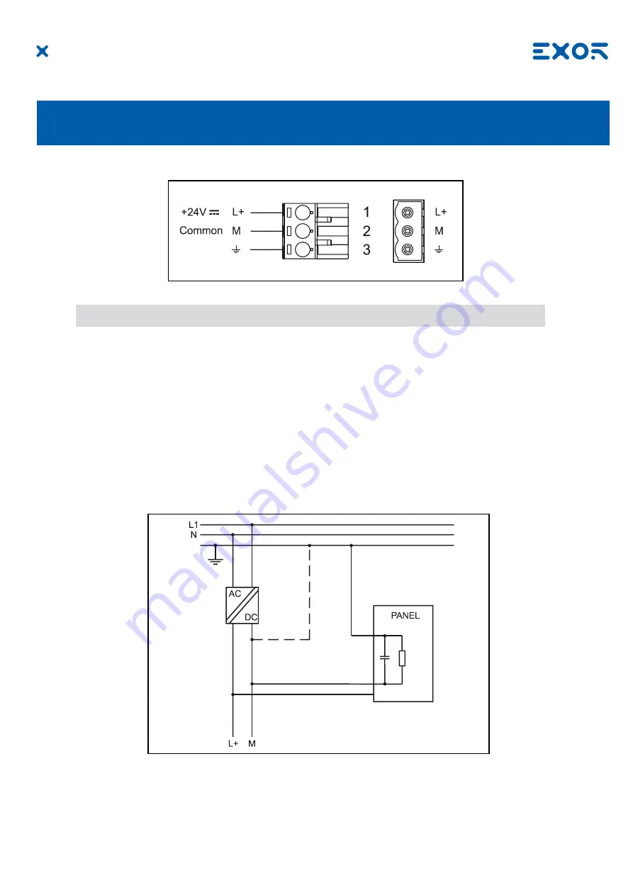 Exor eTOP 300 Series Operating Instructions Manual Download Page 20