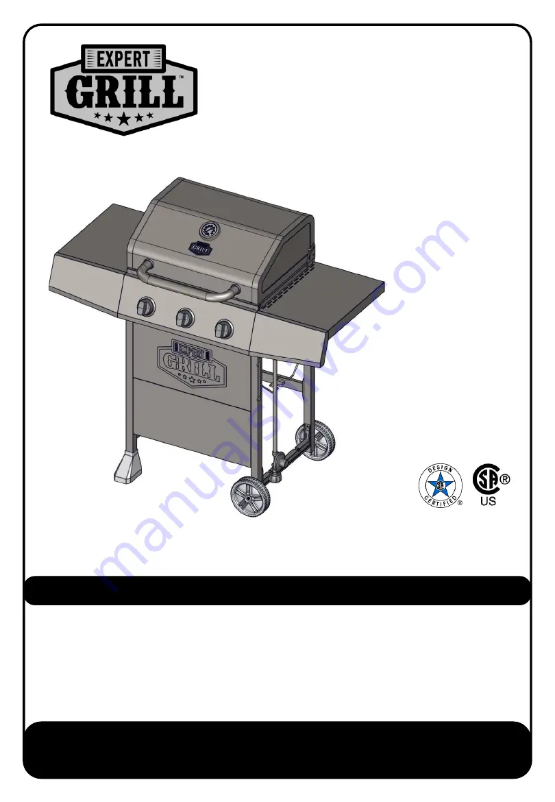 EXPERT GRILL 720-0988EC Assembly Instructions Manual Download Page 1