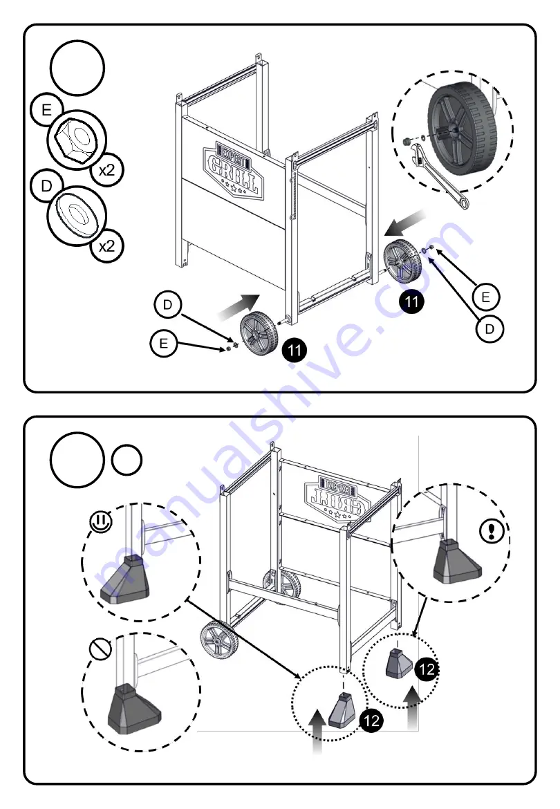 EXPERT GRILL 720-0988EC Assembly Instructions Manual Download Page 9